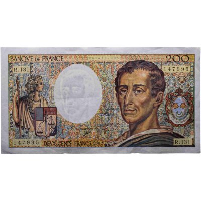 купить Франция 200 франков 1992 год (Montesquieu, барон де Монтескьё) Pick 155