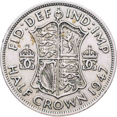 купить Великобритания 1/2 кроны (crown) 1947