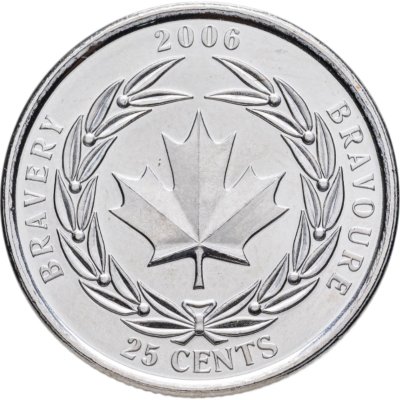 купить Канада 25 центов (cents) 2006 Ордена и медали Канады - Медаль за храбрость
