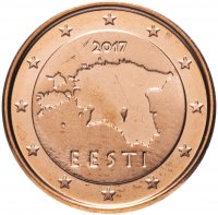 Купить Эстония 1 цент (cent) 2017