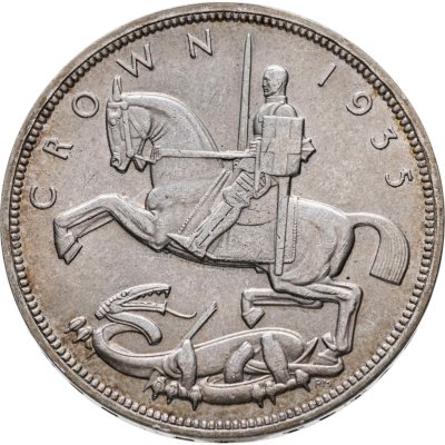купить Великобритания 1 крона (crown) 1935 "25 лет правления Короля Георга V"