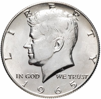 купить Полдоллара США (50 центов) 1965 Кеннеди