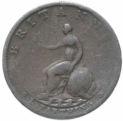 купить Великобритания 1 фартинг 1799