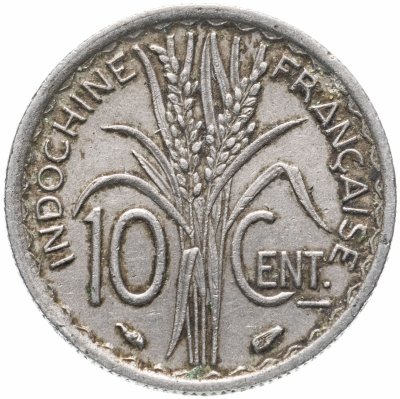 купить Французский Индокитай 10 сантимов (centimes) 1939 магнетик