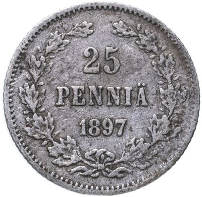 купить 25 пенни (pennia) 1897 L
