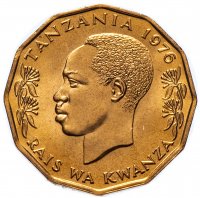 купить Танзания 5 центов (cents) 1976