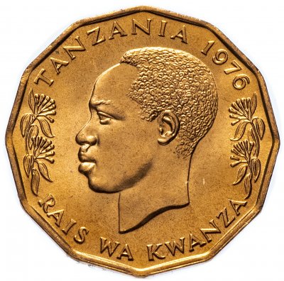купить Танзания 5 центов (cents) 1976