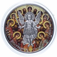 купить Украина 1 гривна 2017 "Драгоценные слитки - Архангел Собор", в футляре с сертификатом