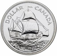 купить Канада 1 доллар (dollar) 1979 300 лет кораблю "Грифон"