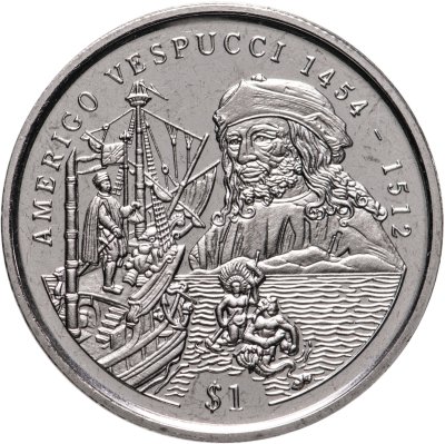 купить Сьерра-Леоне 1 доллар (dollar) 1999 "Америго Веспуччи"