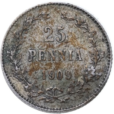 купить 25 пенни (pennia) 1909 L