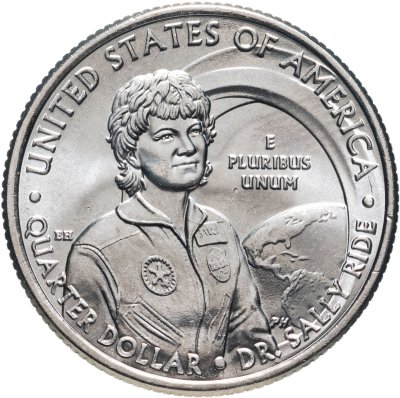 купить США 1/4 доллара (25 центов, квотер) 2022 P Американские женщины - Астронавт Салли Райд (2-я)