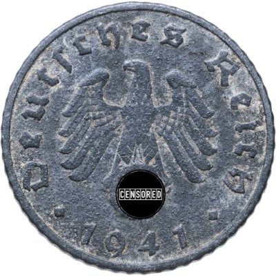 купить Германия, Третий рейх 5 рейхспфеннигов 1941 "G"