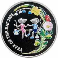 купить Ниуэ 1 доллар 2007 "Китайский гороскоп - год крысы"