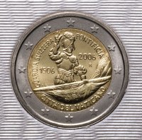Купить Ватикан 2 евро 2006 "Швейцарская гвардия", в буклете