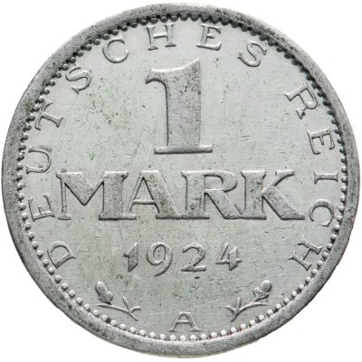 купить Германия 1 марка "A" 1924