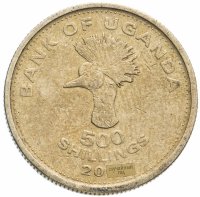 купить Уганда 500 шиллингов (shillings) 1998-2019