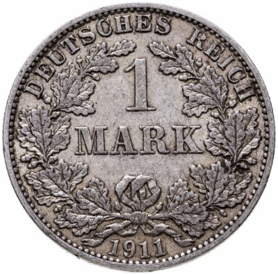 купить Германия, Германская Империя 1 марка 1911 "А" - Берлин
