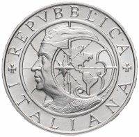 купить Италия 500 лир 1990 "500 лет открытию Америки"