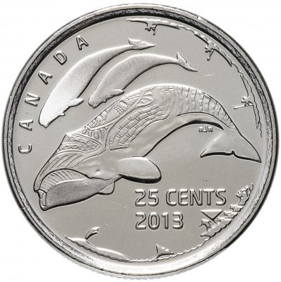 купить Канада 25 центов (квотер, quarter dollar) 2013 "Жизнь на севере"