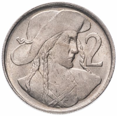 купить Чехословакия 2 кроны 1948