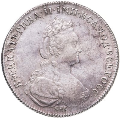 купить 1 рубль 1777 СПБ-ФЛ, Биткин №224