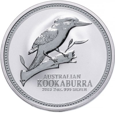 купить Австралия 2 доллара (dollars) 2003 UNC "Австралийская Кукабарра"