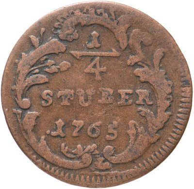 купить Германия, Кельн 1/4 стюбера 1765