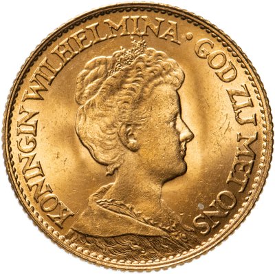 купить Нидерланды 10 гульденов (gulden) 1917