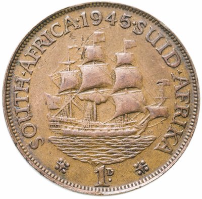 купить ЮАР 1 пенни (penny) 1945