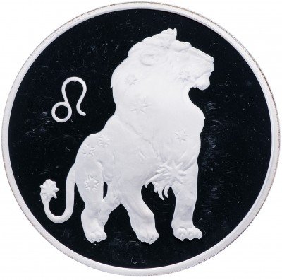 купить 3 рубля 2003 ММД Proof Лев
