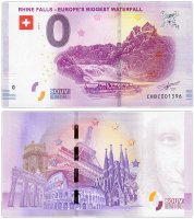 купить 0 евро (euro) "Рейнский водопад - самый большой водопад в Европе" 2018 1-я серия (NEW)
