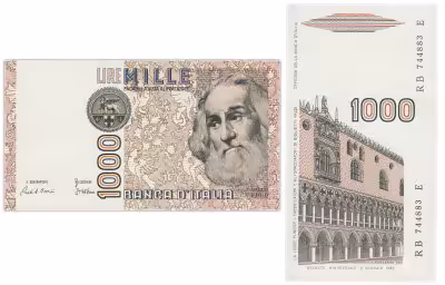 купить Италия 1000 лир 1982 года