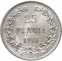 купить 25 пенни (pennia) 1916 S