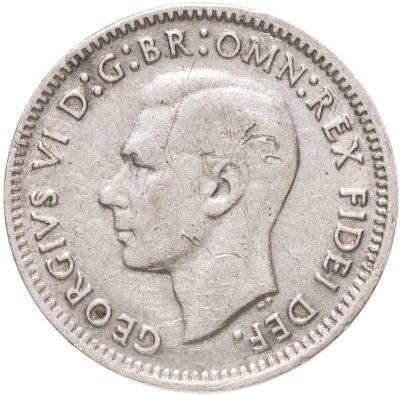 купить Австралия 3 пенса (pence) 1951