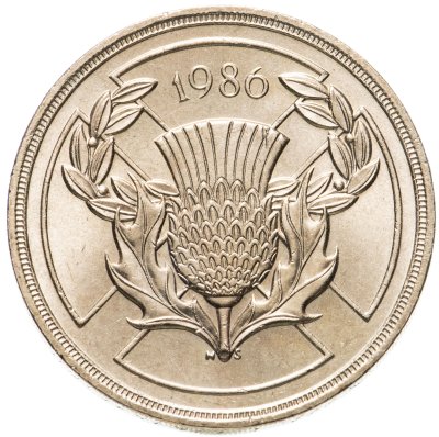 купить Великобритания 2 фунта (pounds) 1986 XIII Игры Содружества