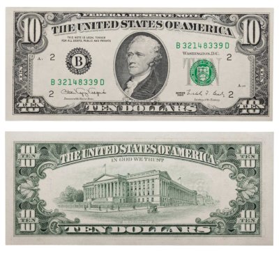 купить США 10 долларов 1990 год (Pick 486) B-Нью Йорк