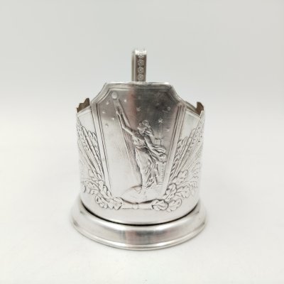 купить Подстаканник "К звёздам", мельхиор (медь-никель), Мстерская художественная фабрика «Ювелир», СССР, 1967 г.