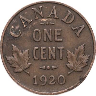 купить Канада 1 цент (cent) 1920
