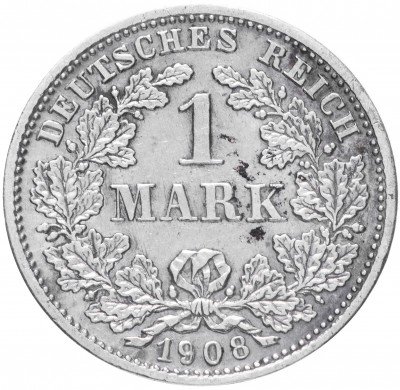 купить Германия (Германская Империя) 1 марка 1908 "D"