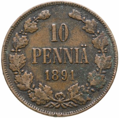 купить 10 пенни (pennia) 1891