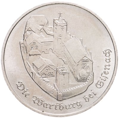 купить Германия (ГДР) 5 марок 1982 "Замок Вартбург"