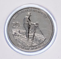 Купить Австралия 20 центов 2011 "Монета памяти - военные историки" в блистере