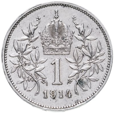купить Австро-Венгрия 1 крона 1914 год для Австрии