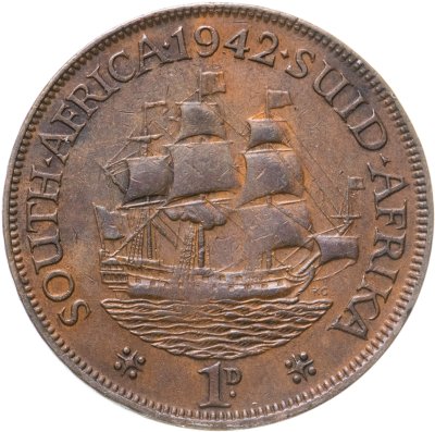 купить ЮАР 1 пенни (penny) 1942