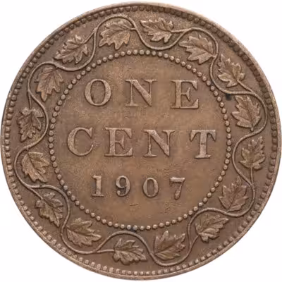 купить Канада 1 цент (cent) 1907 Без отметки монетного двора