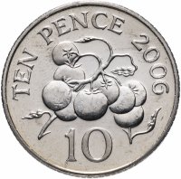 купить Гернси 10 пенсов 2006 Томаты