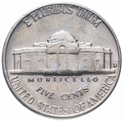 купить США 5 центов 1959 D Jefferson Nickel