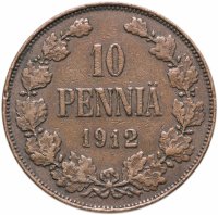 купить 10 пенни (pennia) 1912