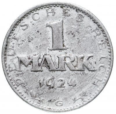 купить Германия 1 марка 1924 G